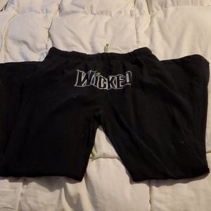 WICKED Musical Knit Pull On Pants Small Black